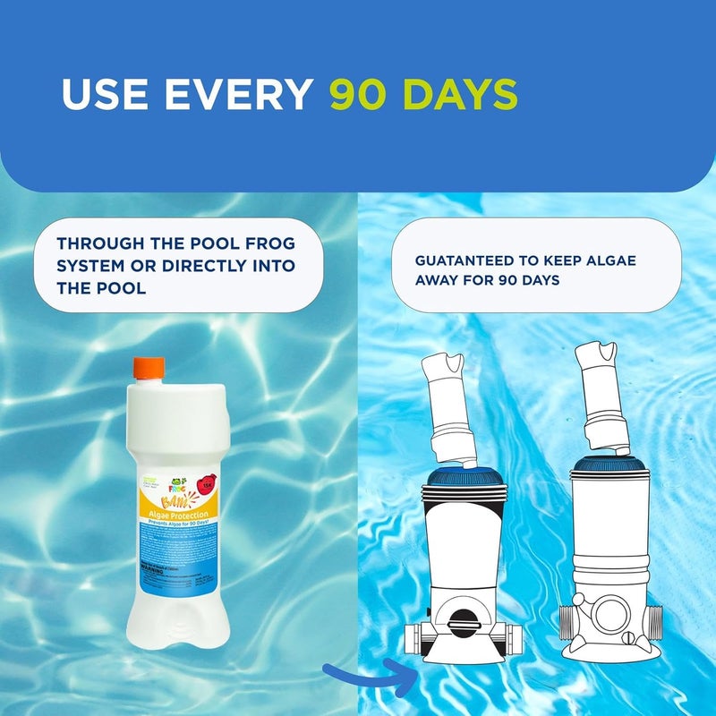 Frog BAM 90-Day Algae Preventative - Pool Winterizer Chemical and Algaecide Treatment for Preventing & Removing Algae - Compatible with All Pool Products - Image 5
